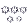 MenSteel Anneau de gland avec Pics Peaky 1.5cm